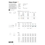 Плафон стеклянный Ideal Lux MAPA MINI 327433
