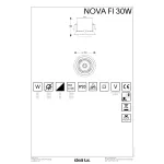 Встраиваемый светильник Ideal Lux NOVA 248172