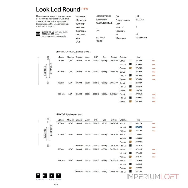 Подвесной светильник Ideal Lux LOOK 371023 Подвесной светильник Ideal Lux LOOK 371023