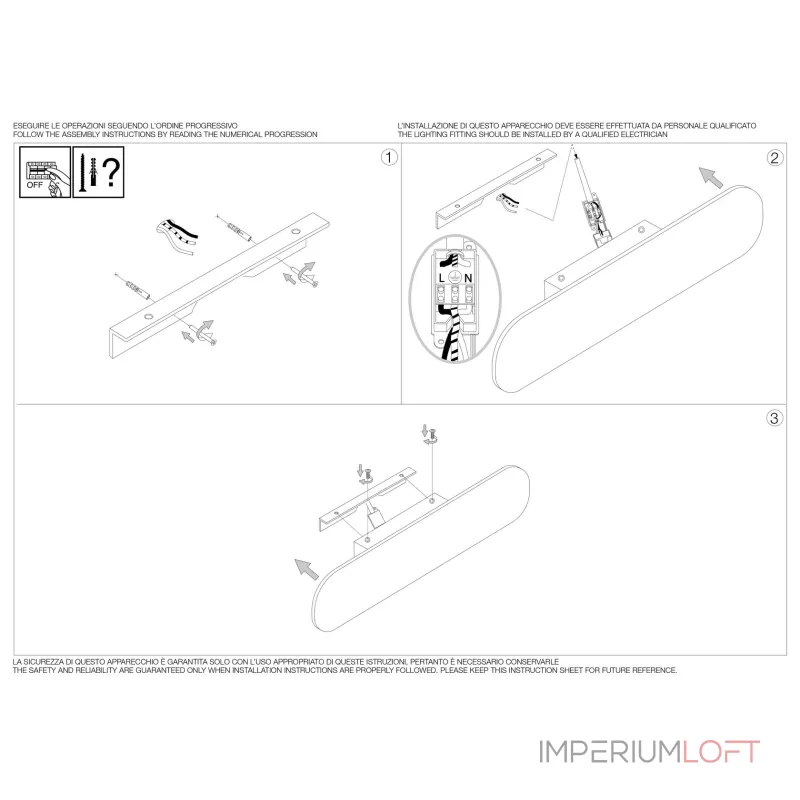 Настенный светильник Ideal Lux ECHO 273914