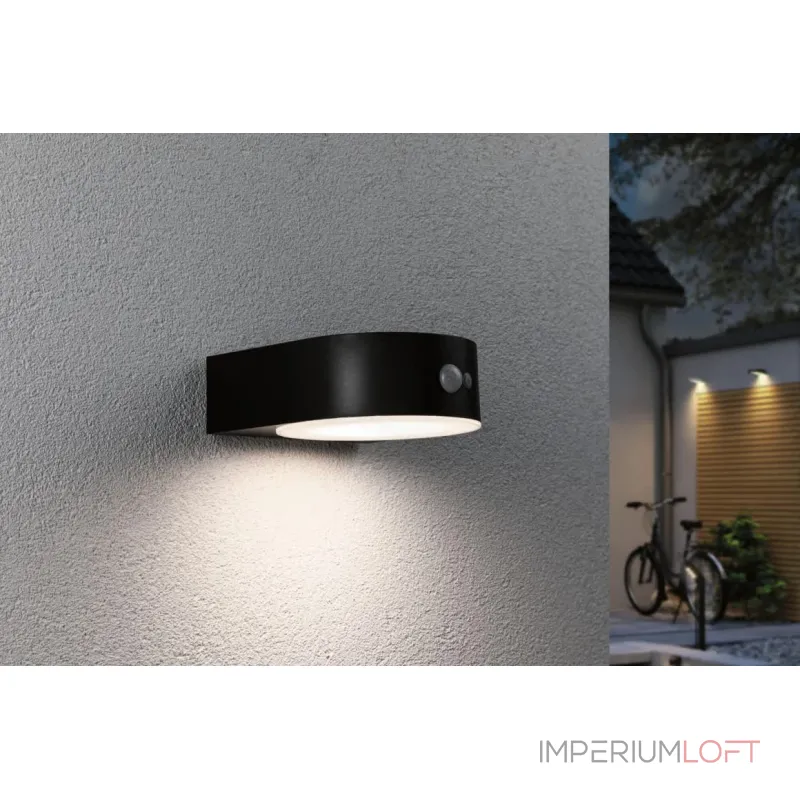 Уличный настенный светильник с датчиком движения Ideal Lux Eileen 94570 Уличный настенный светильник с датчиком движения Ideal Lux Eileen 94570