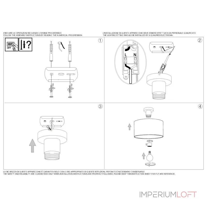 Потолочное основание Ideal Lux SET UP 277288 Потолочное основание Ideal Lux SET UP 277288