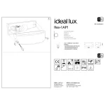 Уличный настенный светильник Ideal Lux REX 322728