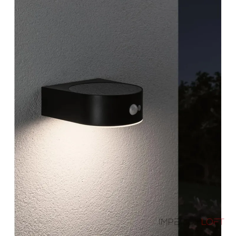 Уличный настенный светильник с датчиком движения Ideal Lux Eileen 94570 Уличный настенный светильник с датчиком движения Ideal Lux Eileen 94570