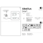 Встраиваемый светильник Ideal Lux SWING 243825