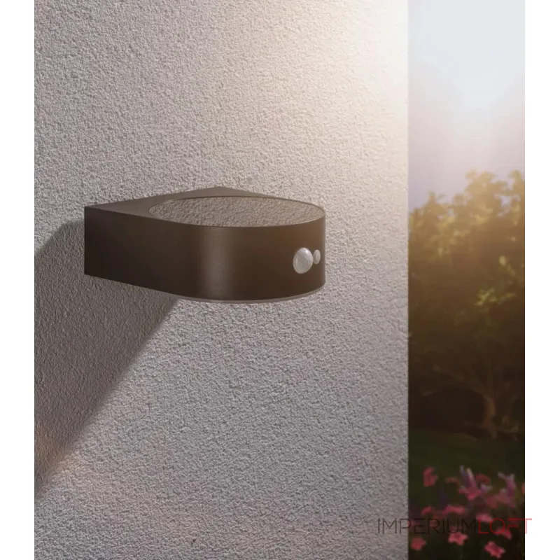 Уличный настенный светильник с датчиком движения Ideal Lux Eileen 94570 Уличный настенный светильник с датчиком движения Ideal Lux Eileen 94570