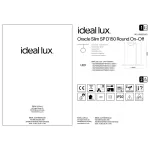 Подвесная люстра Ideal Lux ORACLE SLIM 285078