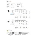 Потолочный встраиваемый светильник Ideal Lux Nova FI 364339
