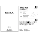 Подвесная люстра Ideal Lux OZ 304595