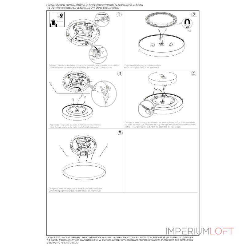 Модуль непрямого освещения Ideal Lux FLY 270715 Модуль непрямого освещения Ideal Lux FLY 270715