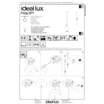 Подвесной светильник Ideal Lux FRIDA 139425