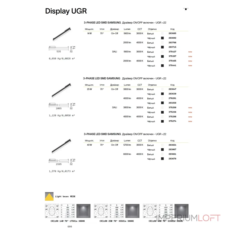 Трековый светильник Ideal Lux DISPLAY 375465