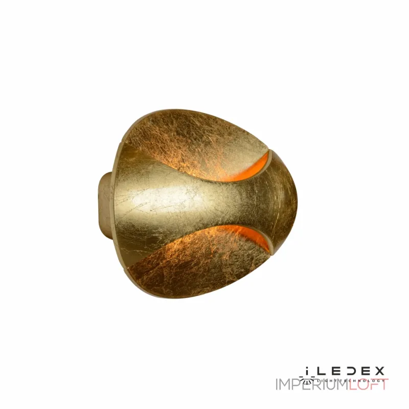 Настенный светильник iLedex Flux ZD7151-6W 3000K gold foil