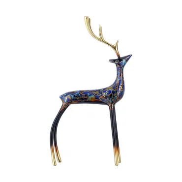 Статуэтка настольная iLedex DEER 7317 S GILT BLUE