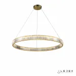 Подвесная люстра iLedex WOODSTOCK 10920P/1-38W-3000K-D1000 GOLD&CLEAR