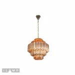 Подвесная люстра iLamp Destiny MD0267-7B CHROME+BROWN от ImperiumLoft