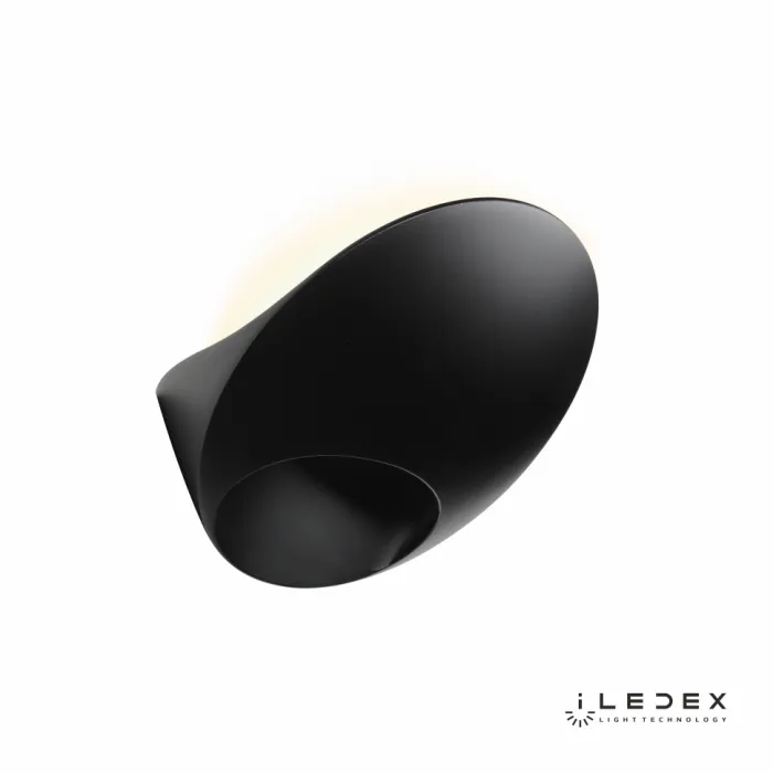 Настенный светильник iLedex Light Flux ZD8152-6W 3000K matt black от ImperiumLoft