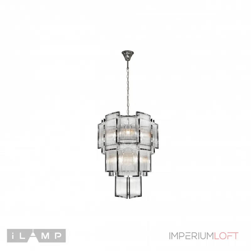 Подвесная люстра iLamp Tribeca MD0276-11 CHROME+SMOKY GRAY Подвесная люстра iLamp Tribeca MD0276-11 CHROME+SMOKY GRAY