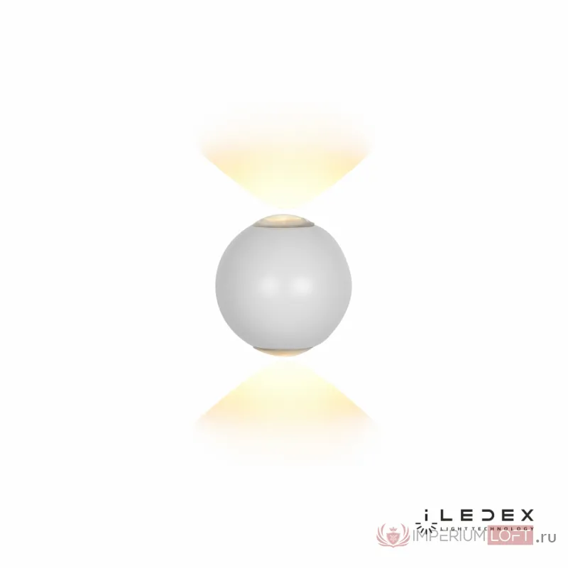 Настенный светильник iLedex Rainbow ZD8168-6W 3000K matt white от ImperiumLoft