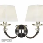 Настенный светильник iLamp Blues W9404-2 Никель+белый от ImperiumLoft