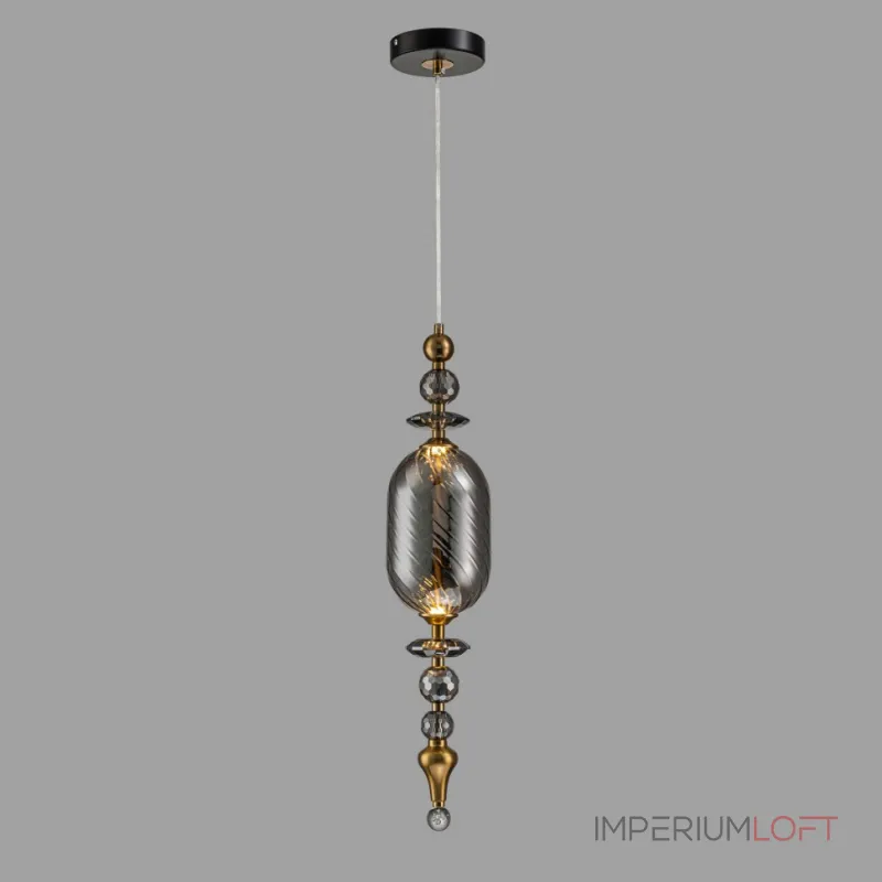 Светильник подвесной Belfast Herbison A1933 / D / A3 GR GL Золотой / Стекло / Серый от ImperiumLoft Светильник подвесной Belfast Herbison A1933 / D / A3 GR GL Золотой / Стекло / Серый от ImperiumLoft