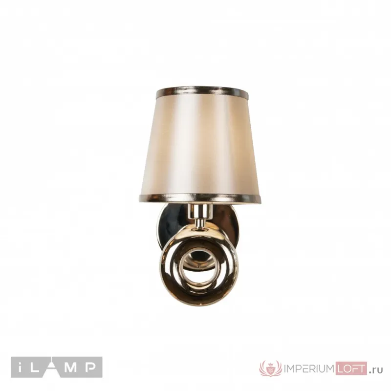 Настенный светильник iLamp Brooklyn W2401-1 Nickel от ImperiumLoft