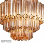Подвесная люстра iLamp Destiny MD0267-7B CHROME+BROWN от ImperiumLoft