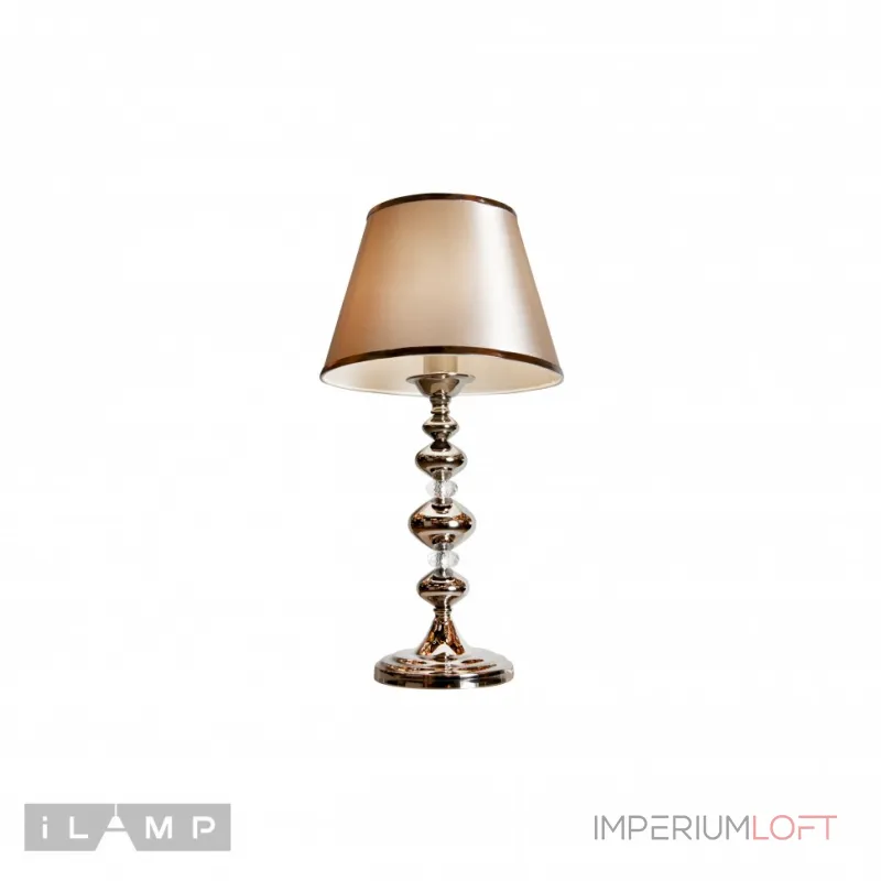 Настольная лампа iLamp Brooklyn T2401-1 Nickel