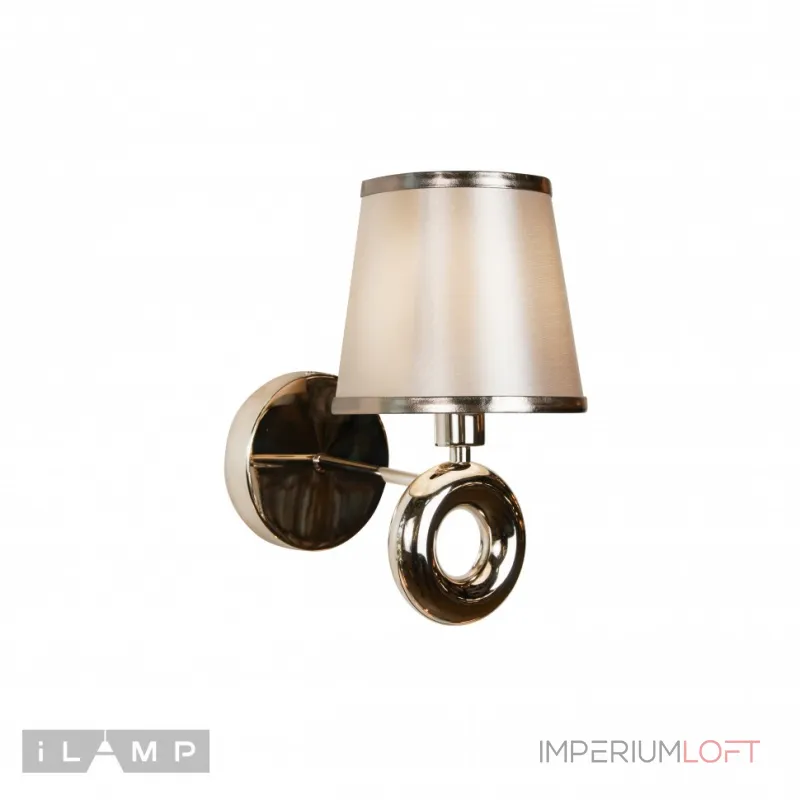 Настенный светильник iLamp Brooklyn W2401-1 Nickel