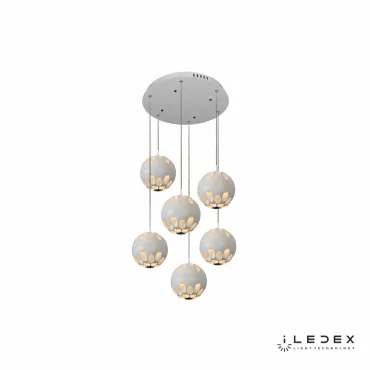 Подвесная люстра iLedex Mob P1009-6 3000K Белый
