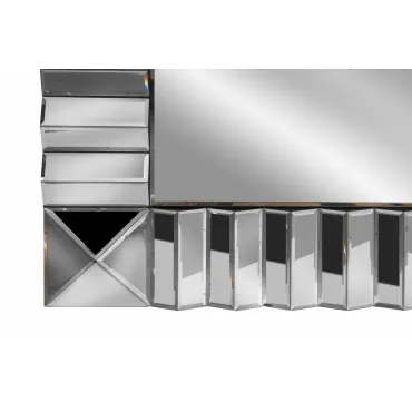 Зеркало ArtHomeDecor Rumba A025XL стекло 2000*1000 серебристый от ImperiumLoft