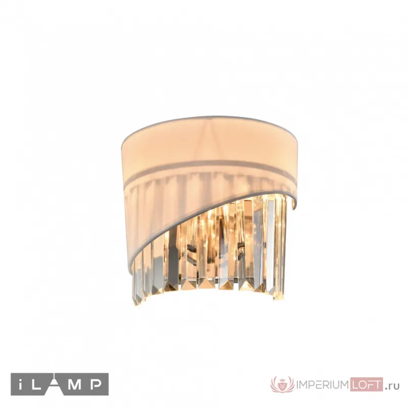 Настенный светильник iLamp CASA W9508-2 NICKEL от ImperiumLoft