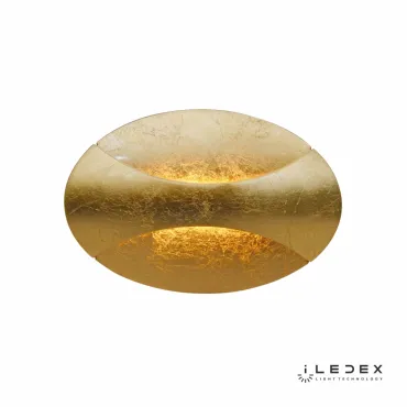 Настенный светильник iLedex Flux ZD7151-6W 3000K gold foil Настенный светильник iLedex Flux ZD7151-6W 3000K gold foil