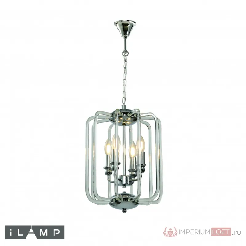 Подвесной светильник iLamp MONO P2481-4 CHROME от ImperiumLoft