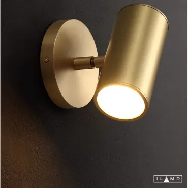 Настенный светильник iLamp PLUM 8860W BRASS&BLACK от ImperiumLoft