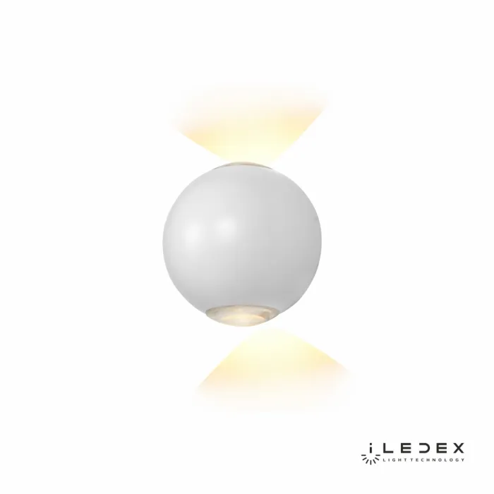 Настенный светильник iLedex Rainbow ZD8168-6W 3000K matt white от ImperiumLoft
