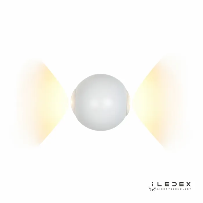 Настенный светильник iLedex Rainbow ZD8168-6W 3000K matt white от ImperiumLoft