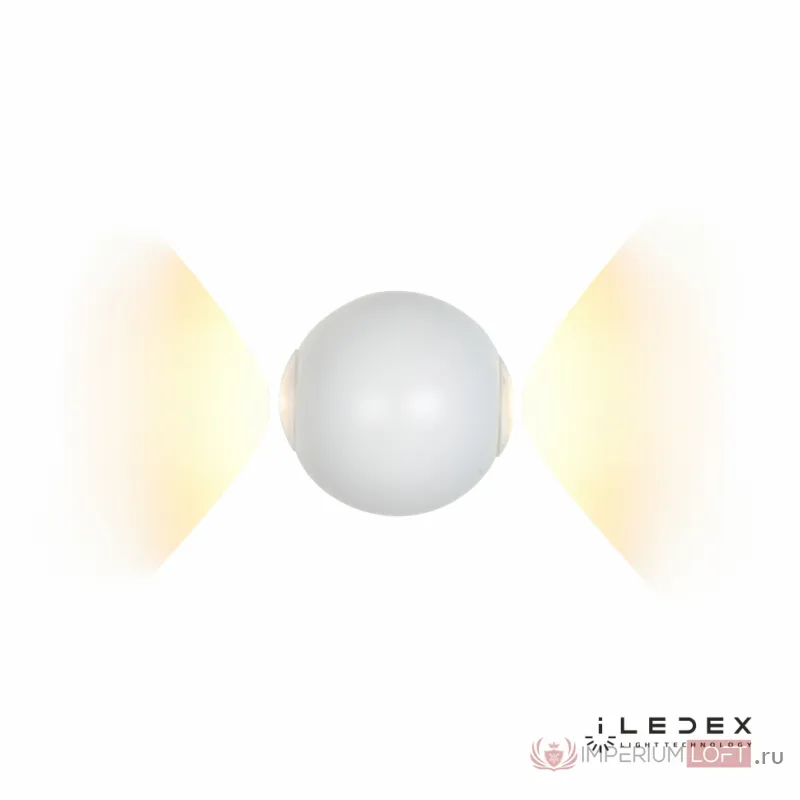 Настенный светильник iLedex Rainbow ZD8168-6W 3000K matt white от ImperiumLoft
