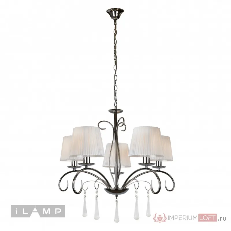 Подвесная люстра iLamp Perfection RM7006/5 Хром от ImperiumLoft