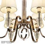 Подвесная люстра iLamp Alesti P2424-6 Nickel от ImperiumLoft