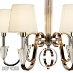 Подвесная люстра iLamp Alesti P2424-6 Nickel от ImperiumLoft