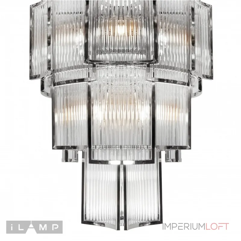 Подвесная люстра iLamp Tribeca MD0276-11 CHROME+SMOKY GRAY Подвесная люстра iLamp Tribeca MD0276-11 CHROME+SMOKY GRAY