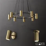 Настенный светильник iLamp PLUM 8860W BRASS&BLACK