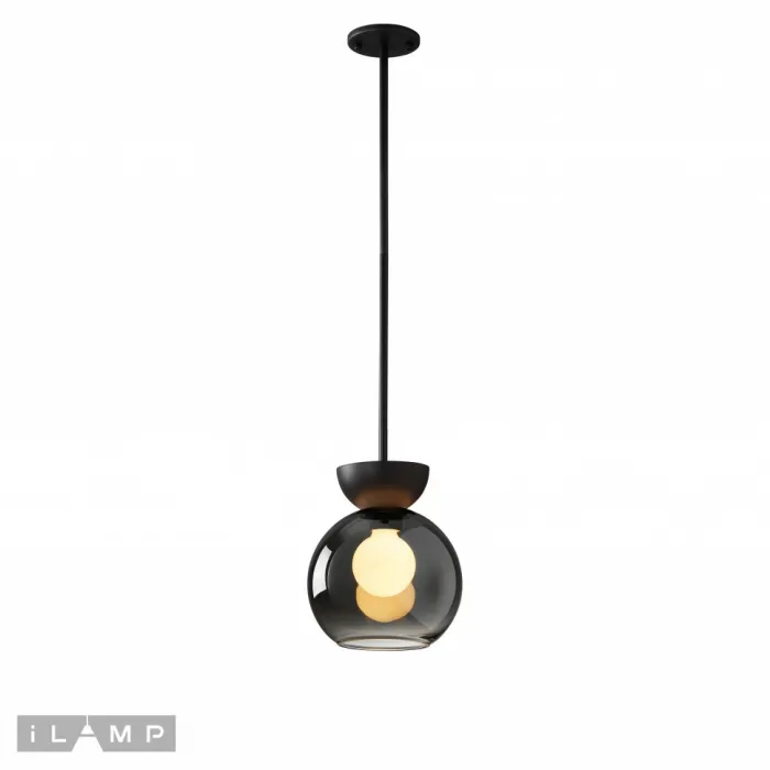 Светильник потолочный iLamp Mono P6079-1 BK+SM от ImperiumLoft