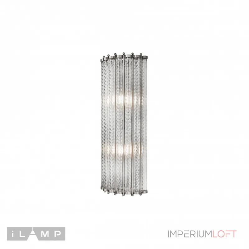 Настенный светильник iLamp Manhattan MB0266-2 SILVER BRUSH