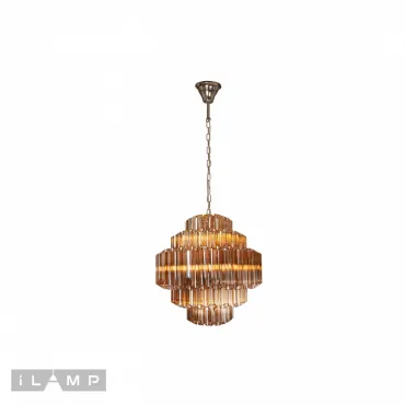 Подвесная люстра iLamp Destiny MD0267-7B CHROME+BROWN от ImperiumLoft