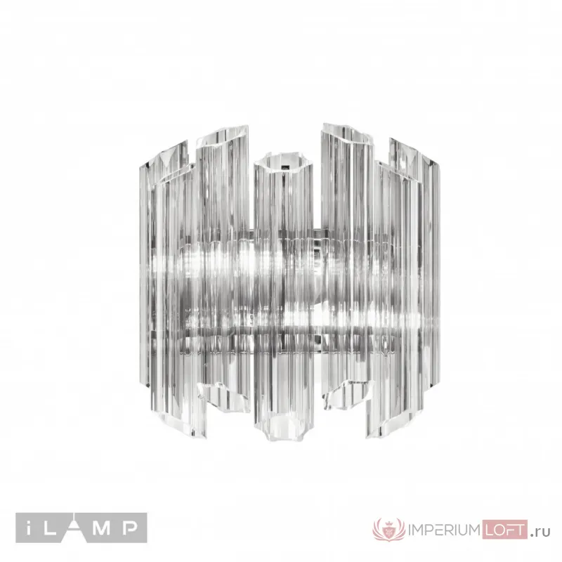 Настенный светильник iLamp Destiny MB0267-2 CHROME+CLEAR от ImperiumLoft