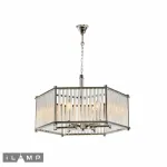 Подвесная люстра iLamp RICH P9509-6 NICKEL