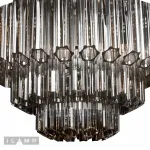 Подвесная люстра iLamp Destiny MD0267-7A CHROME+SMOKY GRAY от ImperiumLoft