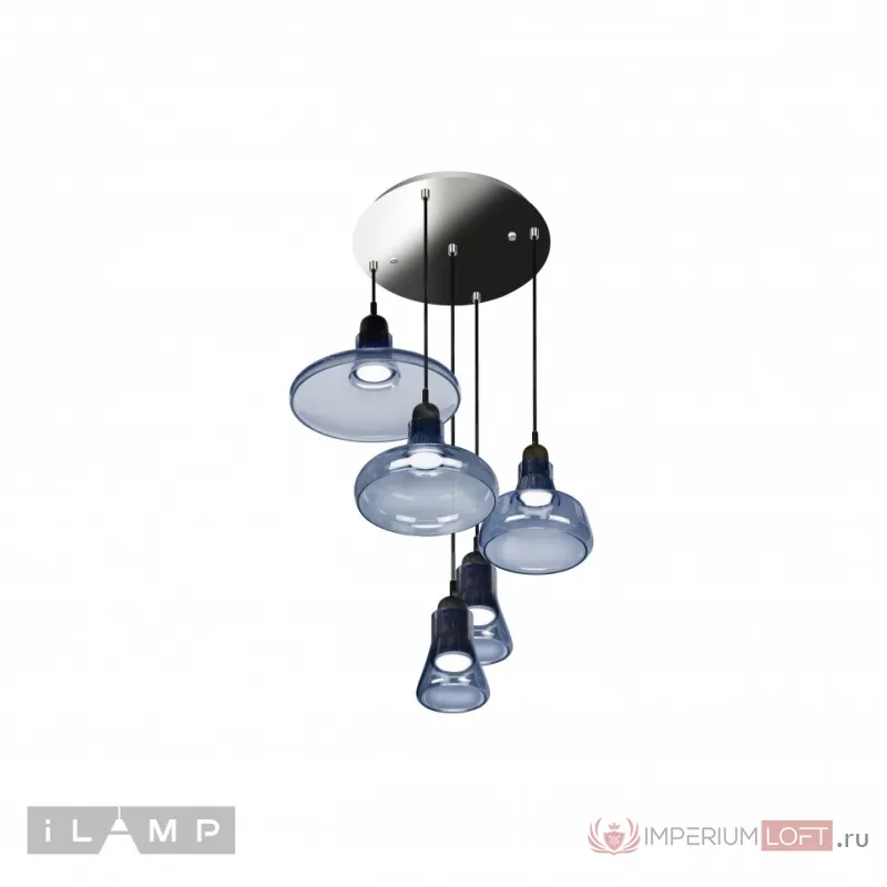 Подвесной светильник iLamp Puro AP9006-5 Голубой от ImperiumLoft